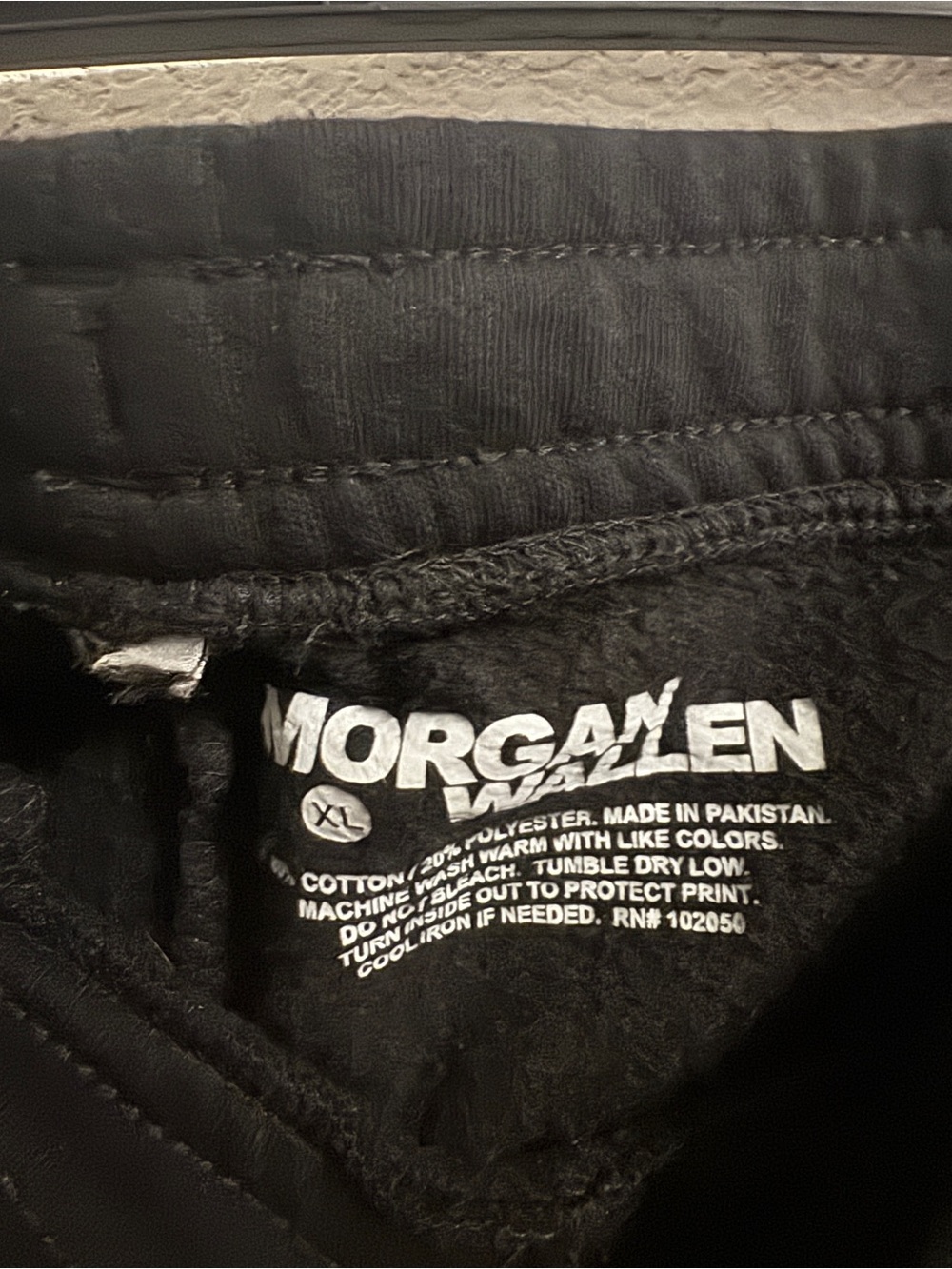 Morgan Wallen Black Logo Joggers - Women's Track Pants - Picture 3 of 3